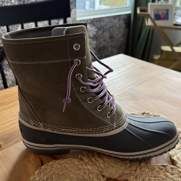 Eddie Bauer Hunt Pack Women’s Boot New w/o Tags Olive Size 11 - Picture 6 of 11
